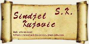 Sinđel Kujović vizit kartica